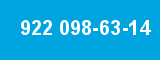 922 098-63-14